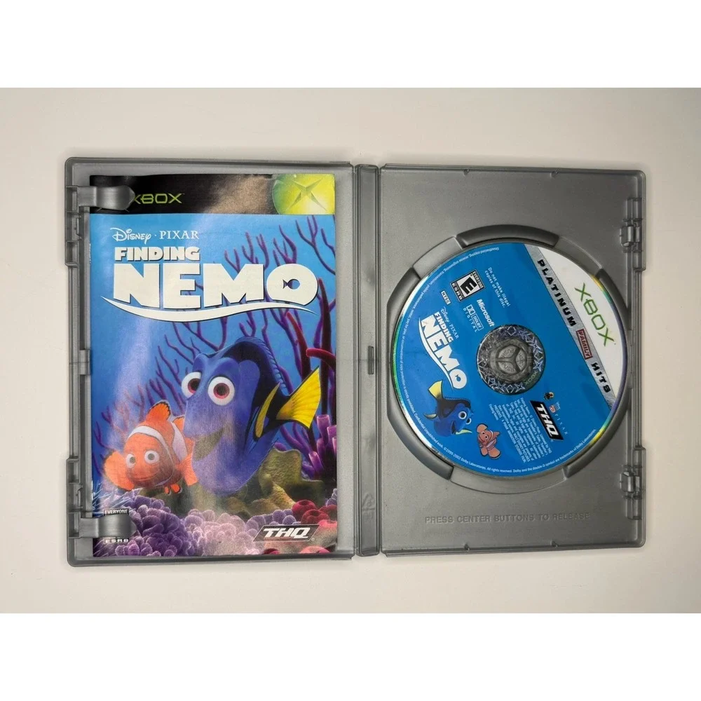 Finding Nemo (Microsoft Xbox, 2003) Platinum Hits Complete with manual included